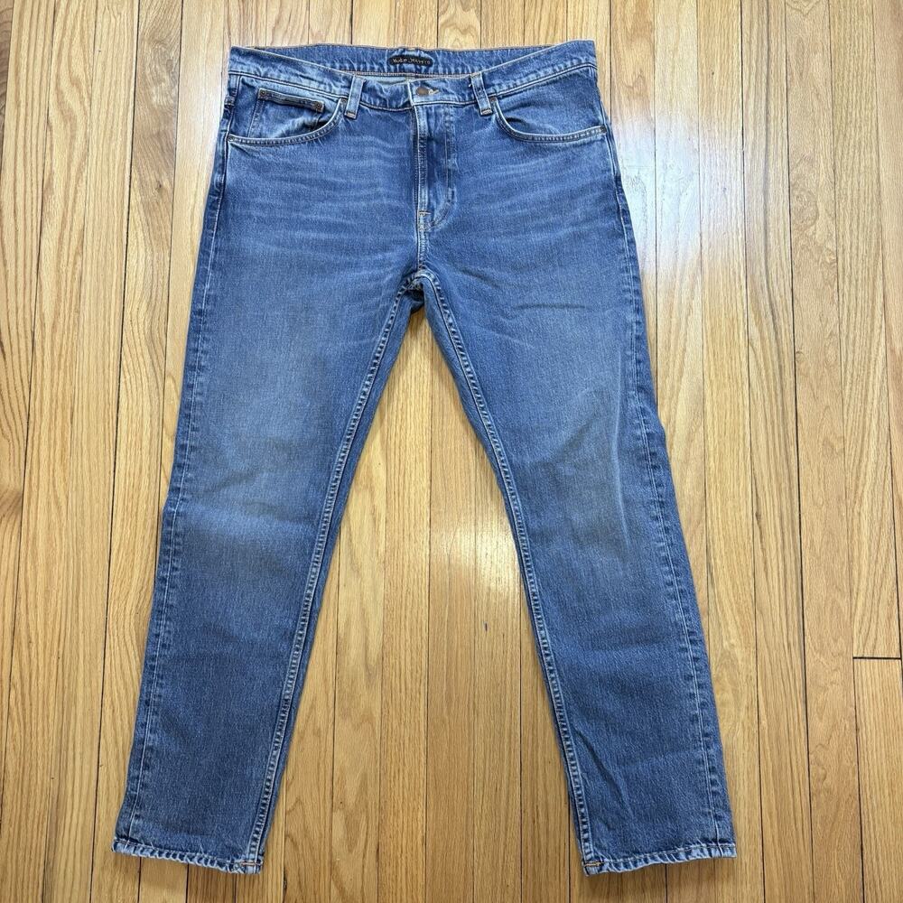 Nudie Jeans Co Jeans Men’s Size 36x32 Lean Dean Dark Waters Denim